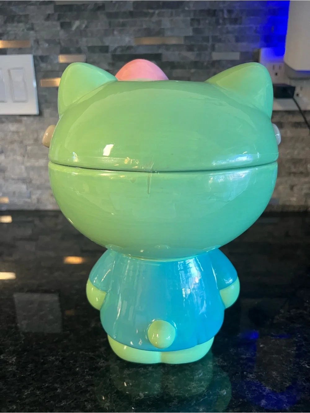 Hello Kitty Halloween Canister Frankenstein-SO CUTE!!!